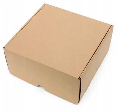Produktbild von 30x30x10 cm Cut Box in Eco Brown - Satz von 5 Stück - Faltkarton, Verpackung aus Karton