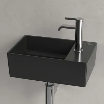 Produktbild von Villeroy & Boch Memento 2.0 Handwaschbecken 40 cm mit 1 Hahnloch, ohne Überlauf
