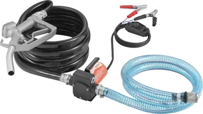 Image de Pompe de transfert de carburant 12 V, 5 GPM, 1/7 HP, pompe diesel avec pistolet automatique