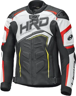 Produktbild von Held Safer II Motorrad Lederjacke, schwarz/weiß/rot, 54