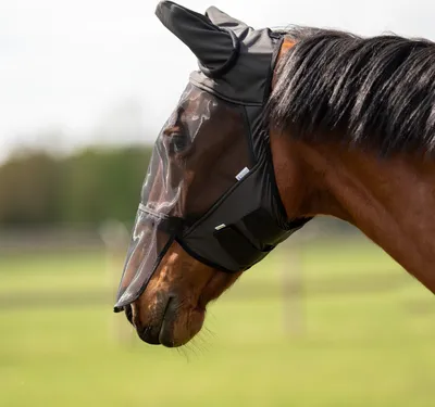 Produktbild von BUSSE Fliegenmaske Fly Guard II Plus Fly Mask Schwarz P