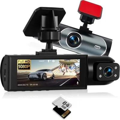 Produktbild von Doppelkamera mit 1080p Full HD und interner Kamera für umfassende Sicherheit