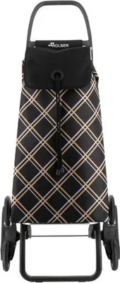 Produktbild von Einkaufswagen mit 6 rädern, 43 l, schwarz Rolser IMX399