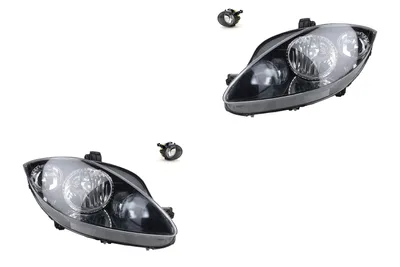 Zdjęcie produktu dla Johns, zestaw reflektorów pasuje do Seat Toledo Altea 5P 04- 09 H7 H1 Li.& Re. + przeciwmgielne 5P1941005E 5P1941005D 5P1941029C 5P1941029B 5P1941029A 5P19410