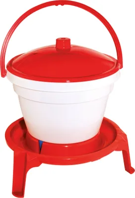 Produktbild von Kerbl Geflügeltränke Tränkeeimer mit Tragebügel automatische Wasserzufuhr 12L