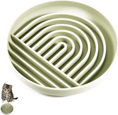 Produktbild von Famanu Futternap Silikon Langsame Eetschnelligkeit für Haustiere - Gefrierbare Futternapf für Hunde und Katzen