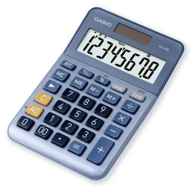 Produktbild von Casio MS-80E Taschenrechner Tasche Finanzrechner Blau