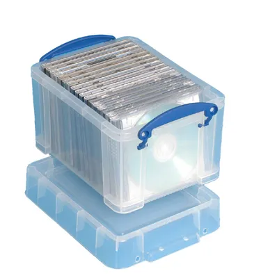 Obrázek produktu pro Really Useful Boxes 5060024801774, Skladovací krabice, Průhledná, Obdélníkový, Plast, Jednobarevný, Průhledná