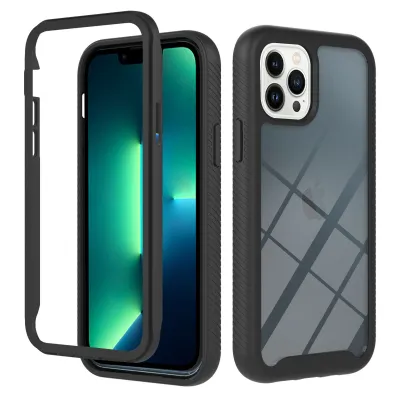 Obrázek produktu pro Pouzdro pro iPhone 14 Pro Max, Hybrid Průhledné Zadní Kryt, Robustní TPU Nárazník, Nárazuvzdorné Pouzdro černé