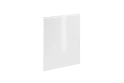 Produktbild von Frontblende 60 cm Küchenunterschrank ohne Arbeitsplatte Küchenblende, Aspen D60FZW Weiß/Hochglanz