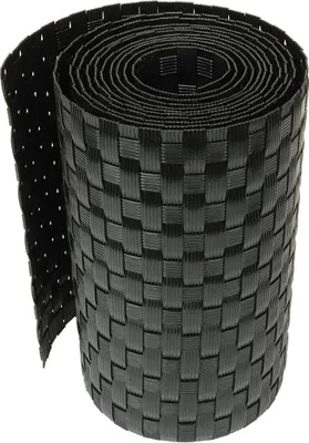 Immagine prodotto di Strisce di schermatura per persiane in rattan nero 255 x 19 cm - Al pezzo