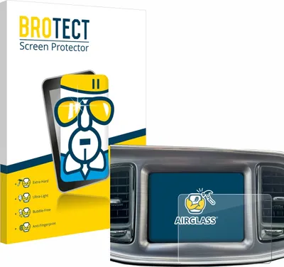 Produktbild von BROTECT Schutzglas für Dodge Challenger Uconnect 8.4" 2015-2022 Schutzfolie Panzer Folie Glas Display Schutz klar