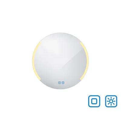 Obrázok produktu pre LED Okrúhle zrkadlo s osvetlením Nimco ZP 16000 Ø 60 cm s dotykovým senzorom IP 44