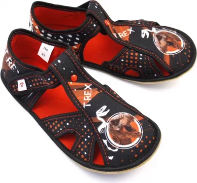 Produktbild von Hausschuhe BAREFOOT EF 386 T-rex offen