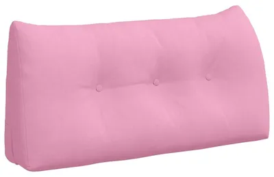 Immagine prodotto di Cuscino da schienale vidaXL rosa 100 x 24 x 50 cm in tessuto