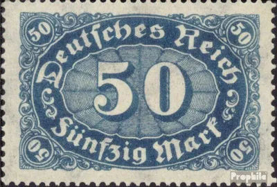 Produktbild von Briefmarken Deutsches Reich 1922 Mi 246b  postfrisch Ziffern Ergänzungs-Werte