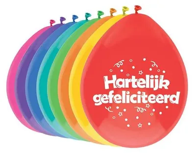 Productafbeelding van Ballonnen Gefeliciteerd