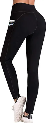 Produktbild von Hoch,Taille,Yoga,Hosen,Mit,Taschen,,Bauch,Kontrolle,,Training,Hosen,Für,Frauen,4,Wege,Stretch,Yoga,Leggings,Mit,Taschen