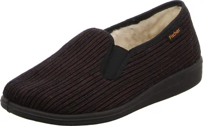 Image de Fischer Markenschuhe Herren - Chaussons d'hiver en marron, taille 44