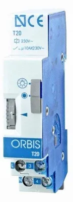 Produktbild von T-20 230 V. AUTOMÁTICO ESCALERA MODULAR RAIL DIN. 45 s a 7 min
