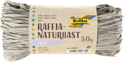 Immagine prodotto di folia 9080 folia Raffia-Naturbast, 50 g, grau