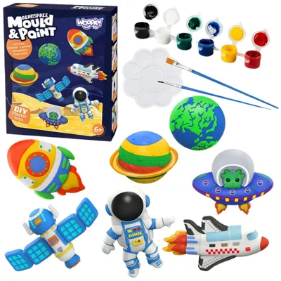 Produktbild von Gipsabdrücke zum Bemalen von Space Set / Woopie