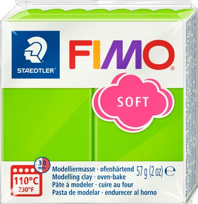 Zdjęcie produktu dla FIMO, modelina, modelina jabłkowa zielona miękka normalna