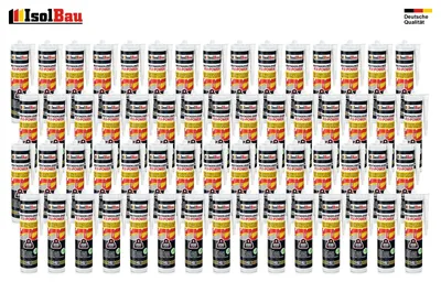 Produktbild von Isolbau Montagekleber FIX-POWER Baukleber 60 x 480g Kartusche weiß Qualität 200kg / 10cm