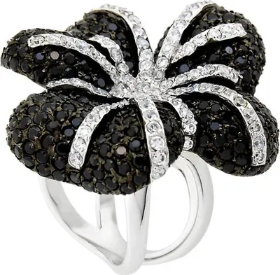Produktbild von Ring aus der Heat Sarah Kern Kollektion mit Blütenzauber, glitzernd, Größe 16