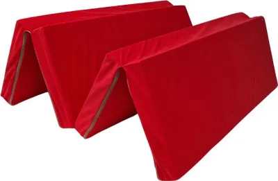 Zdjęcie produktu dla Materac składany 180×120×8 cm - 3100, 4-częściowy, dla gości, kemping, podróże, zdejmowany i pralny pokrowiec