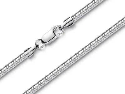Produktbild von SILBERKETTEN STORE Schlangenkette 3mm - 925 Silber; Länge wählbar von 40-100cm - 55cm