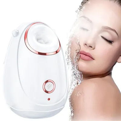 Produktbild von gesichtsdampfer porenreiniger,gesichtsdampf,180ml,für die Tiefenreinigung des Gesichts, Beauty Hydration,45°, Nanostrahl,Weiß