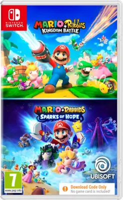 Zdjęcie produktu dla Gra Mario and Rabbids Double Pack - Kod w pudełku (NSW)