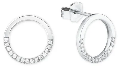 Immagine prodotto di Orecchini tondi con pietre - s.Oliver Jewelry Modello: 2018676