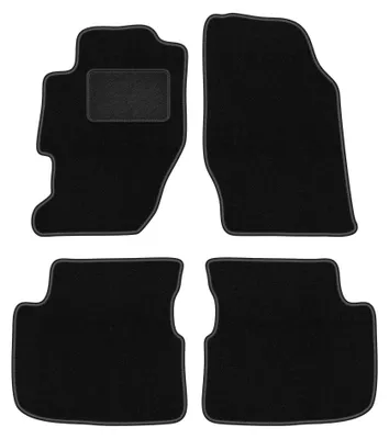 Immagine prodotto di Tappetini in moquette per Honda Accord VI 1998-2002 (coupé) – set 4 pezzi, neri, su misura – Wielganizator LUX
