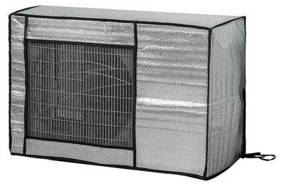 Productafbeelding van Stofbestendige afdekking voor airconditioners - Afdekking voor buitenunits - Beschermhoes voor airconditioners - Behuizing voor airconditioners - 86 x 35 x 60 cm