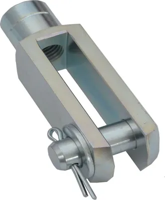Produktbild von 50 Stück - Gabelkopf M16 - links- 16x64 - DIN71752 mit Splintbolzen