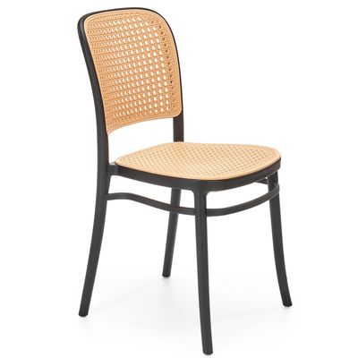 Halmar Esszimmerstuhl K483 - natur / schwarz