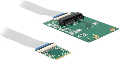 Obrázok produktu pre Delock Converter M.2 Key A+E male > 1 x Mini PCIe Slot