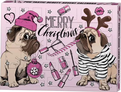 Produktbild von fesh! Pug'tastic Beauty Adventskalender Mops 21514E00