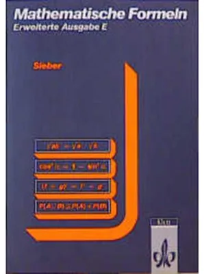 Obrázek produktu pro Mathematische Formeln. Formelsammlung E (Erweiterte Ausgabe)