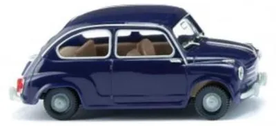 Produktbild von Wiking PKW Fiat 600 dunkelblau 009907