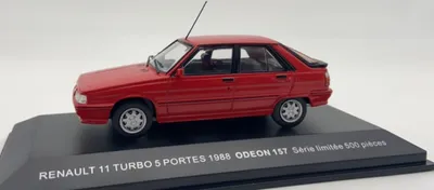Produktbild von RENAULT 11 Turbo 5-türig 1988 rot, ODE157, Maßstab1/43, ODEON