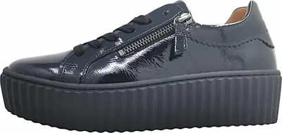 Immagine prodotto di Scarpe da ginnastica da donna Gabor, modello con lacci, colore nero, ideali per il tempo libero