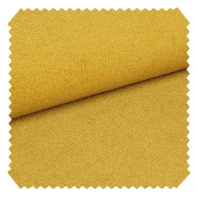 Produktbild von novely® PASSAU - Samtig Weicher Chenille-Möbelstoff - Robuster Polsterstoff - Pflegeleichte Meterware 1lfm - Farbe: 43 Sonnengelb