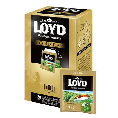 Zdjęcie produktu dla Herbata HORECA Loyd Gold Tea 20 torebek