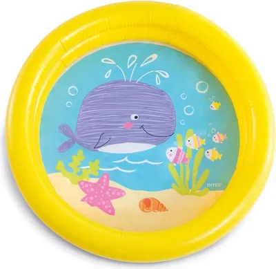 Image de Pataugeoire gonflable avec une baleine 61 x 15 cm Intex 59409