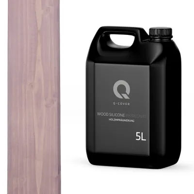 Produktbild von Holzimprägnierung | Puderrosa 5L  | 2 In 1 | Holzschutz | Farbimprägnierung | Imprägniermittel Holzschutz |mittel Imprägnierung Abperleffekt