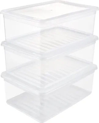 Zdjęcie produktu dla keeeper 3002000100000 Zestaw pojemników "bea" 3x 11,0 litrów PP