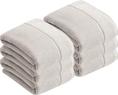 Produktbild von 6er Pack Badetuch Pure von der Marke Vossen 100 x 150 cm